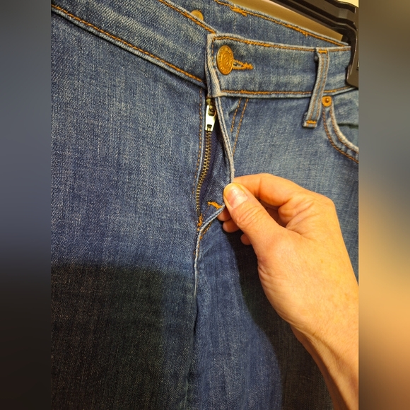 ROCK & REPUBLIC Y2K Women's medium wash low rise boot cut jeans size 28 - Picture 2 of 9